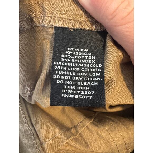 SANCTUARY Pants Size 33 NEW Reissue Cargo Pant Dark Khaki Brown Tan Straight Leg - Picture 5 of 7